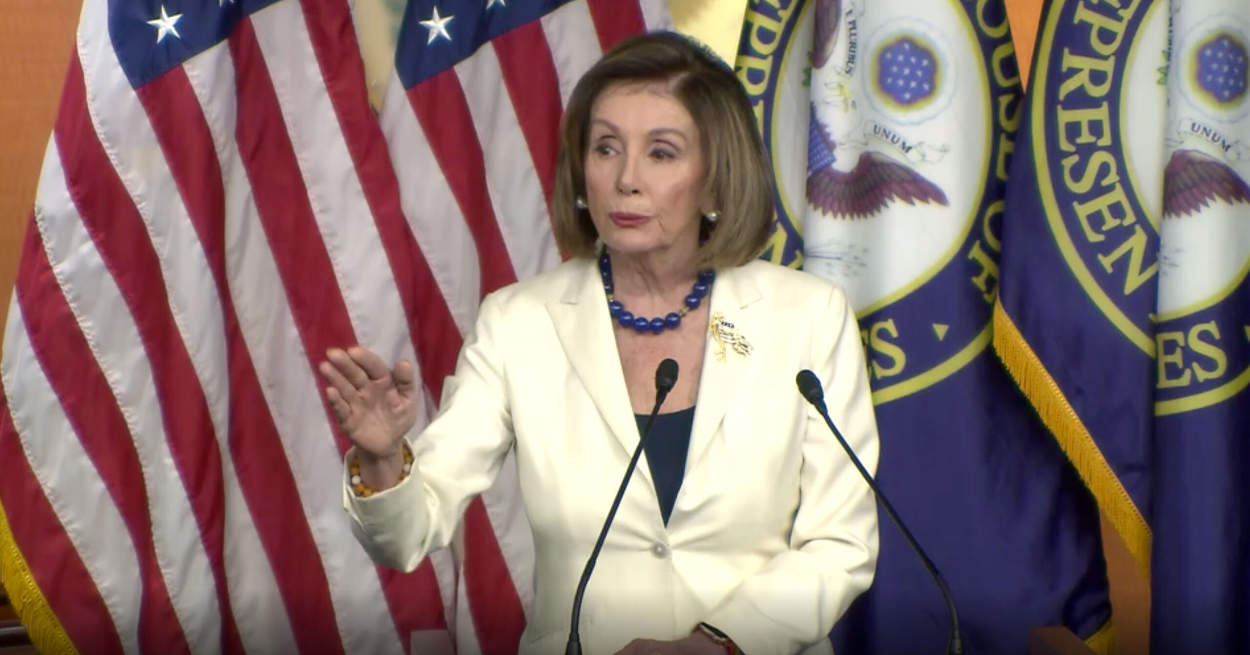 Pelosi Clashes With Reporter – Admits She Shifted To Supporting Relief